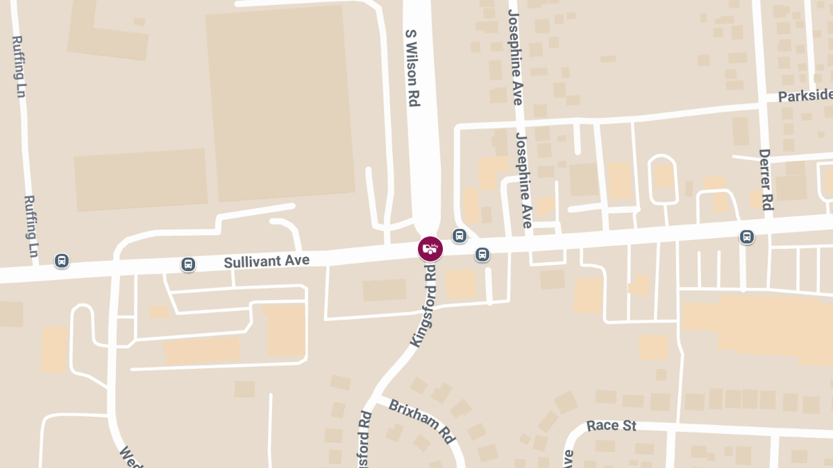 Two-Vehicle Collision With Injuries at Sullivant Ave & S Wilson Rd