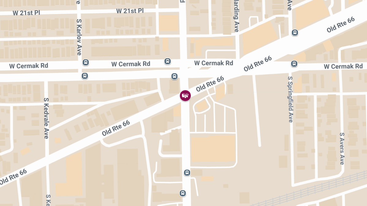 Two-Vehicle Collision With Injuries at W Ogden Ave and S Pulaski Rd