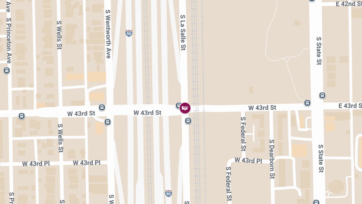 Two-Vehicle Collision at W 43rd St & S La Salle St Causes Injuries