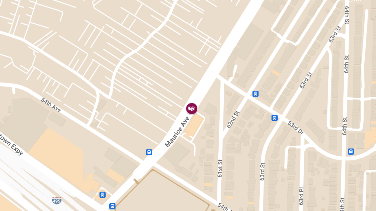 Two-Vehicle Collision on Long Island Expressway at Maurice Ave