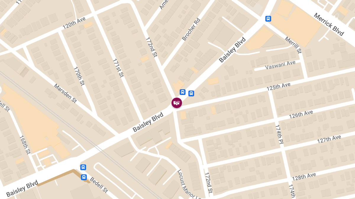 Two-Vehicle Collision with Injuries at 172nd St & Baisley Blvd