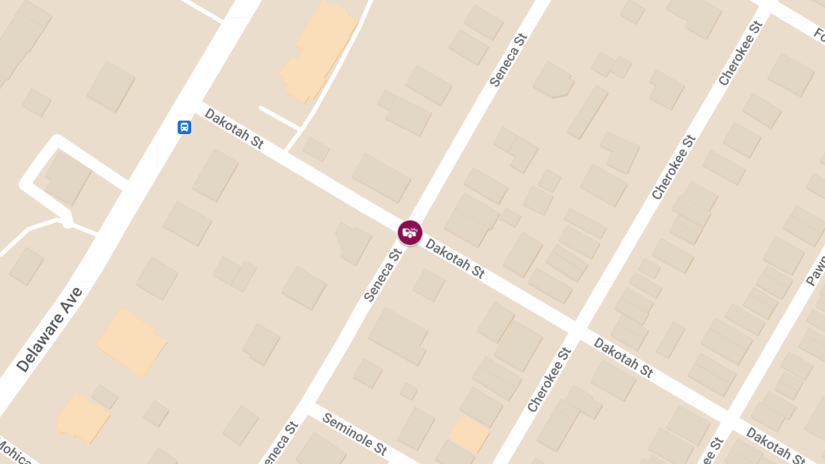 Two-Vehicle Collision with Injuries at Dakotah St & Seneca St