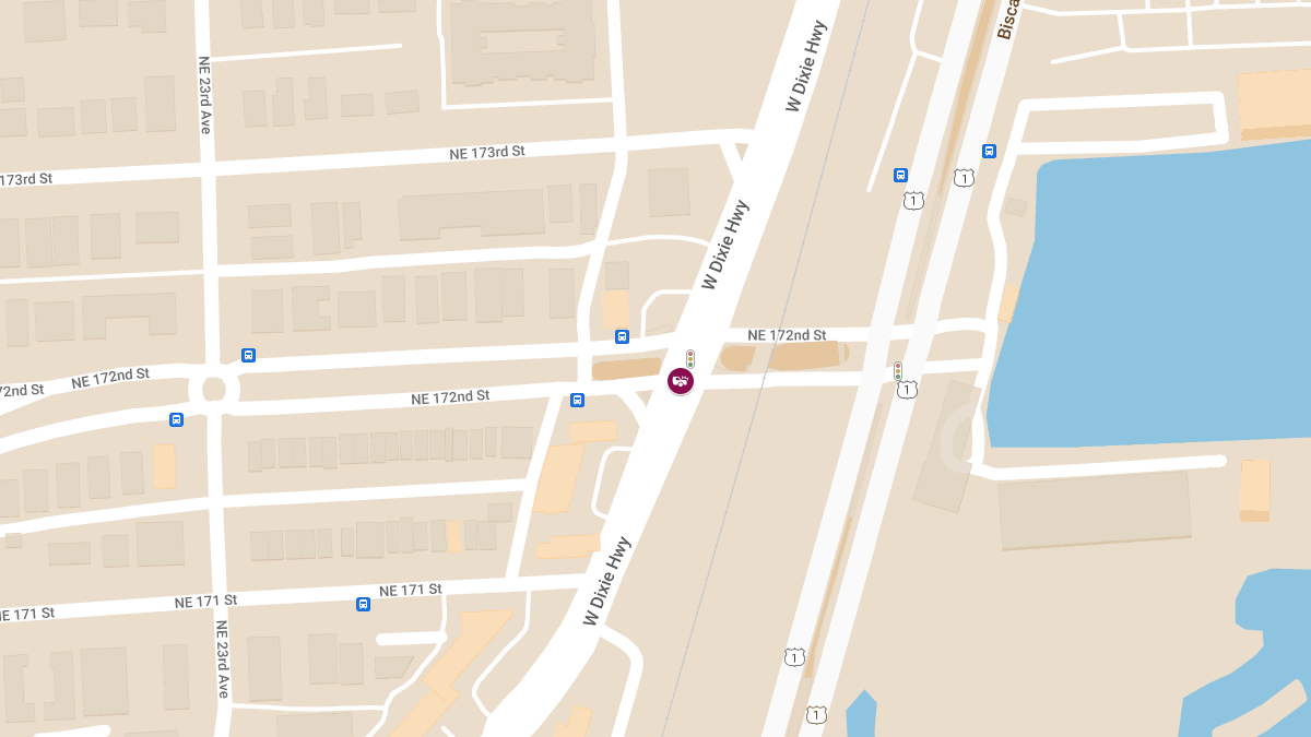 Two-Vehicle Collision with Injuries at NE 172 St & W Dixie Hwy