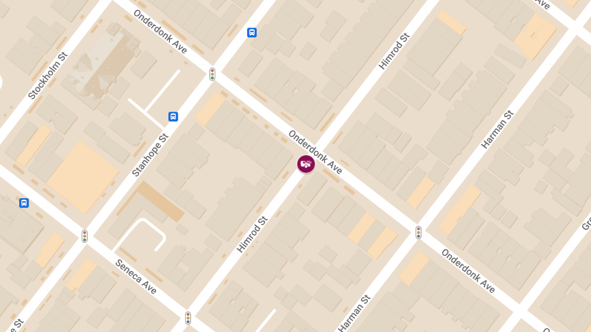 Two-Vehicle Collision with Injuries at Onderdonk Ave & Himrod St