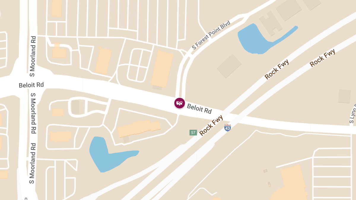 Two-Vehicle Collision with Injuries on Beloit Rd