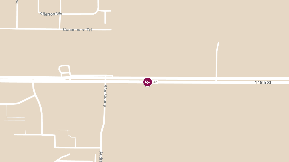 Two-Vehicle Collision with Injuries on MN Highway 42