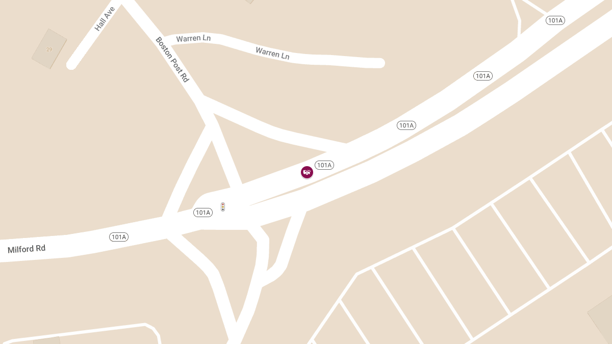 Two-Vehicle Collision with Injuries on Milford Rd