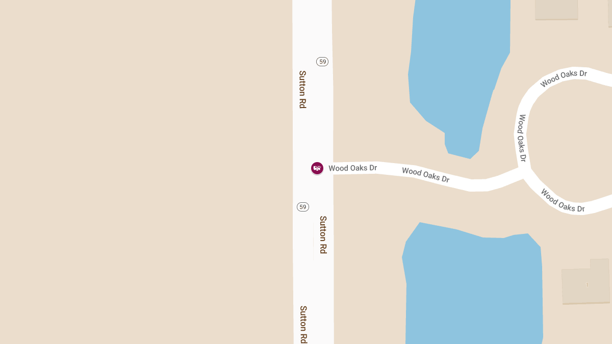 Two-Vehicle Crash With Injuries at Route 59 & Wood Oaks Dr