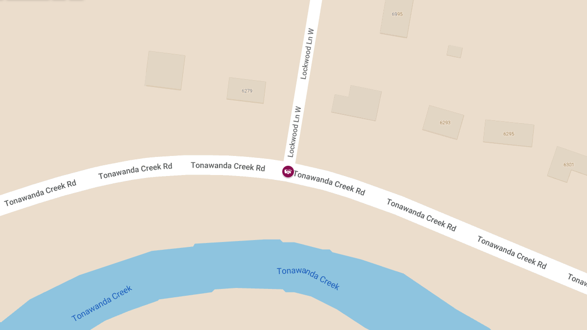 Two-Vehicle Crash With Injuries at Tonawanda Creek Rd & Lockwood Ln