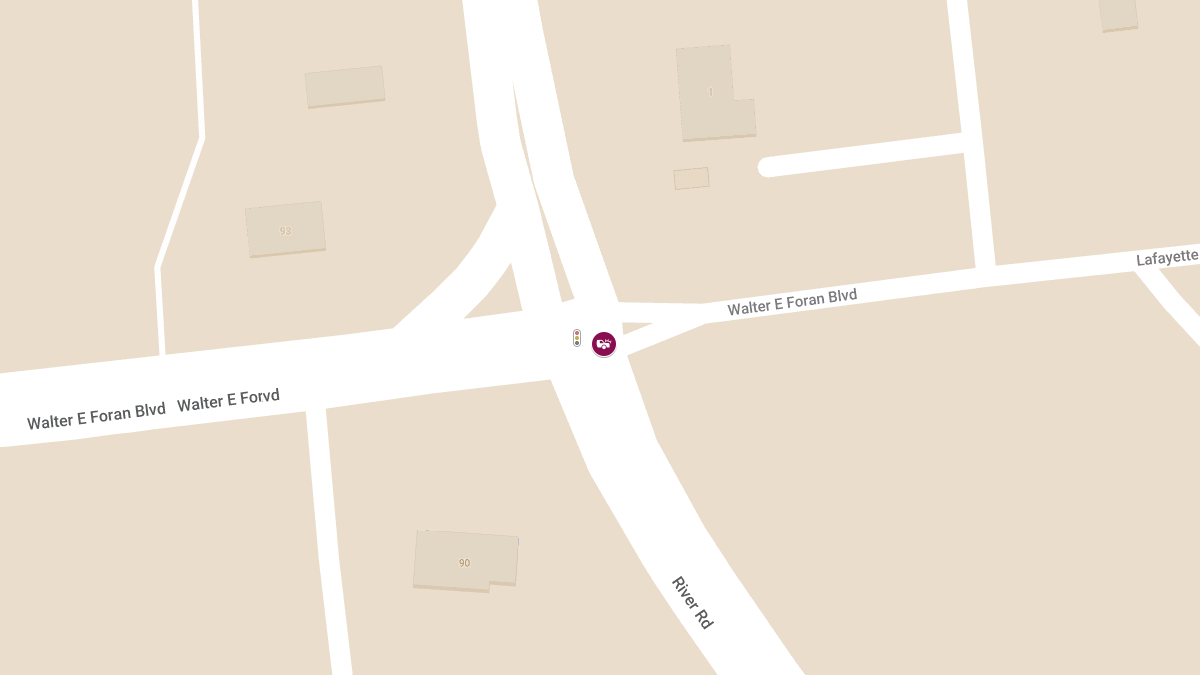 Two-Vehicle Crash With Injuries on River Rd & Lafayette Ct