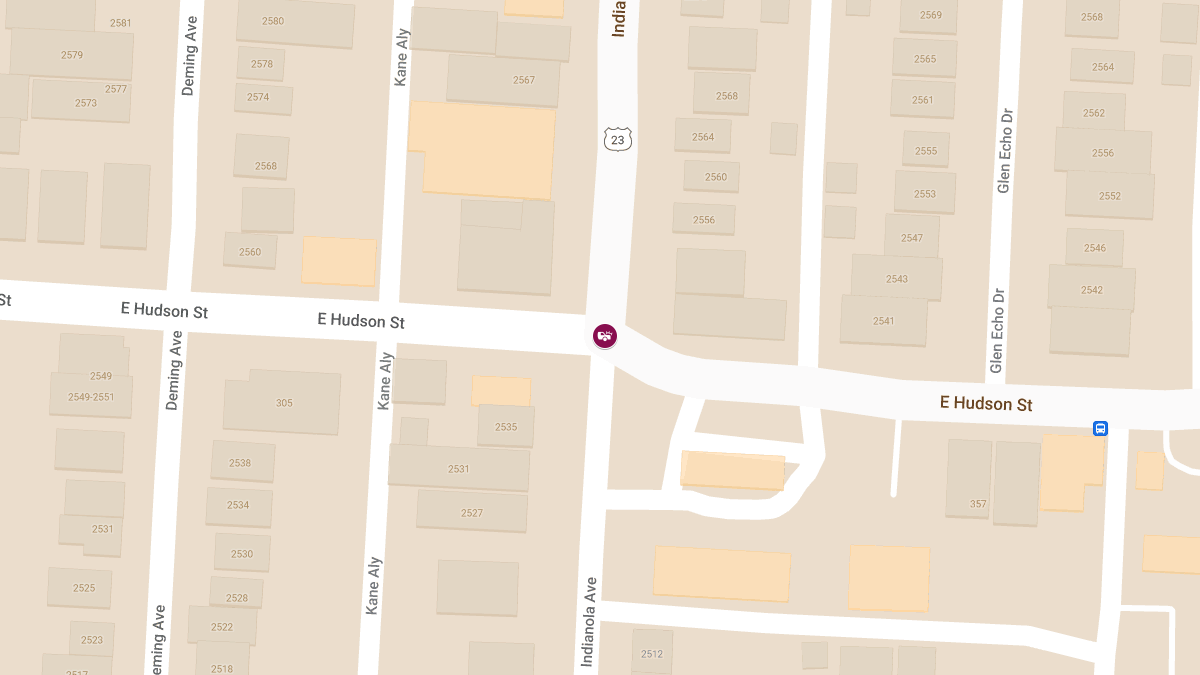 Two-Vehicle Crash at Indianola Ave & E Hudson St Causes Injuries