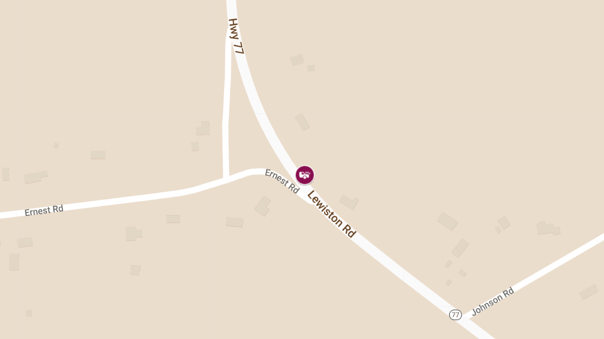 Two-Vehicle Crash at Lewiston Rd & Ernest Rd Causes Injuries