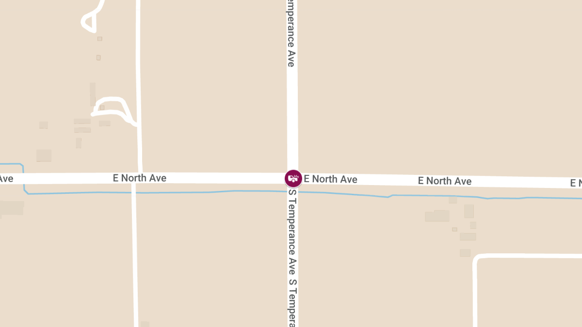 Two-Vehicle Crash at Temperance Ave & North Ave