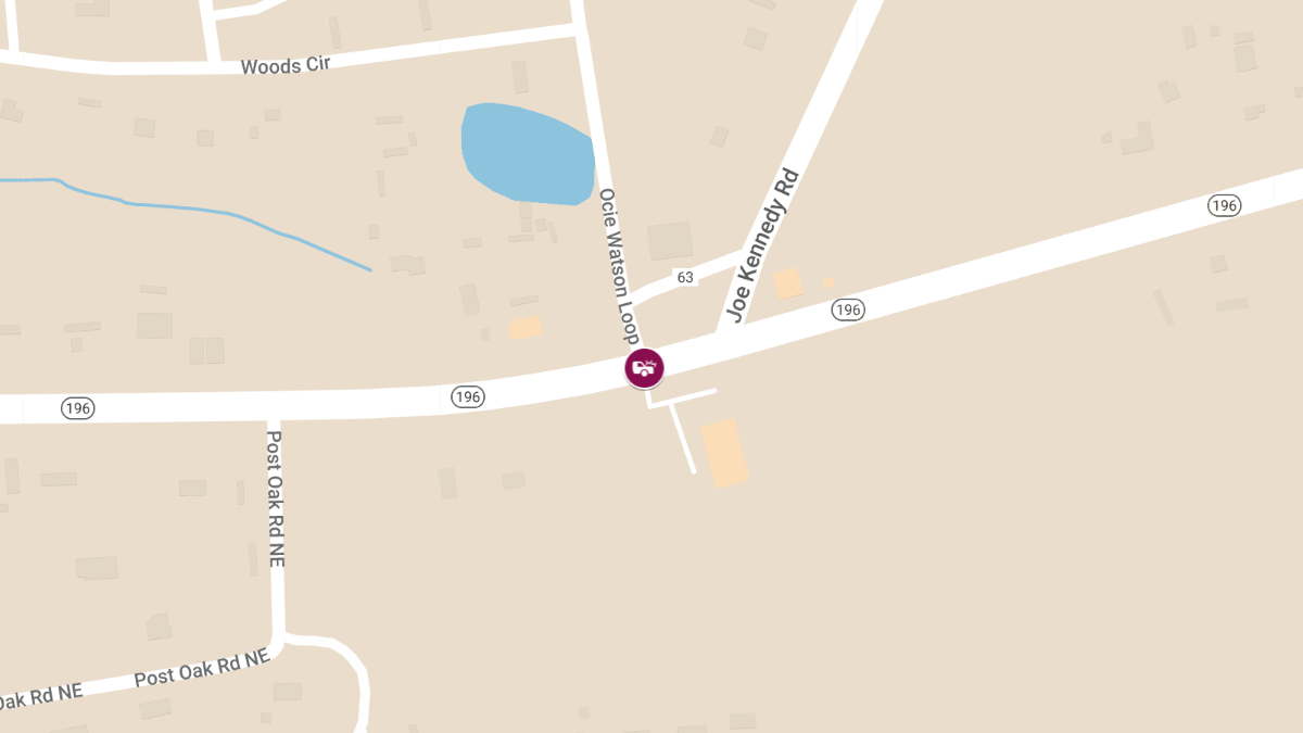 Two-Vehicle Crash on GA-196 at Ocie Watson Loop NE Results in Injuries