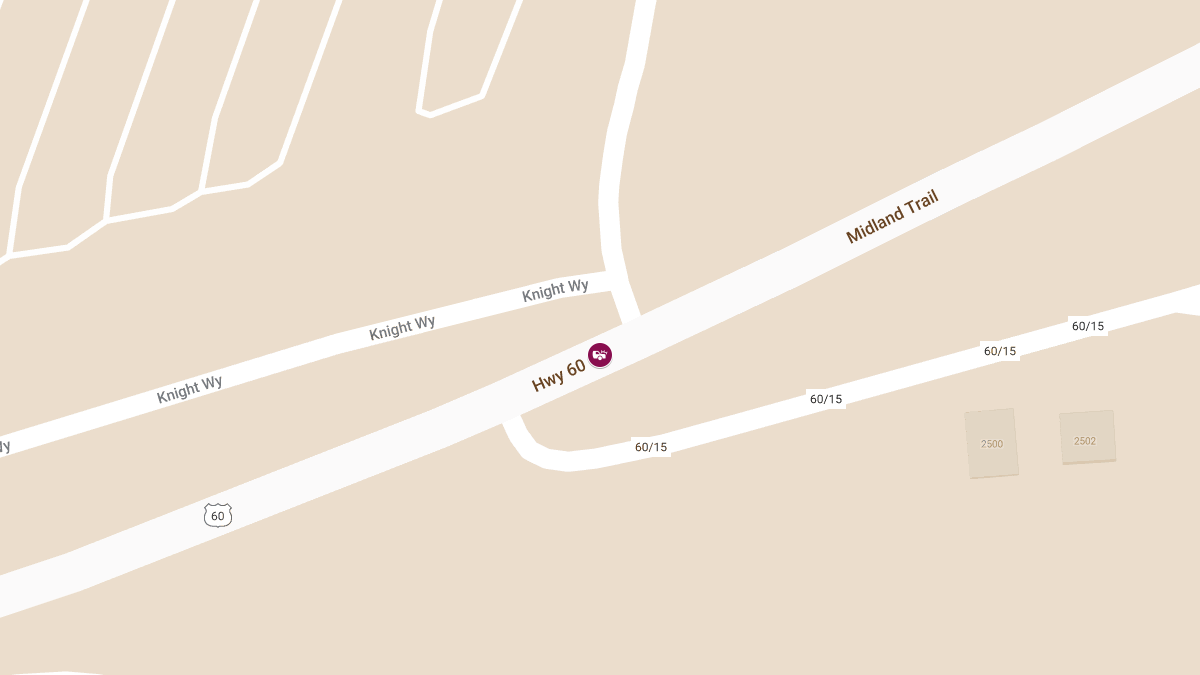 Two-Vehicle Crash on Route 60 Near Ona Causes Injuries