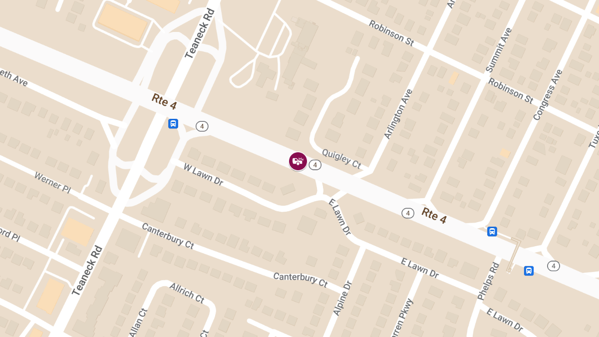 Two-Vehicle Crash on US Route 4 Near Alpine Dr
