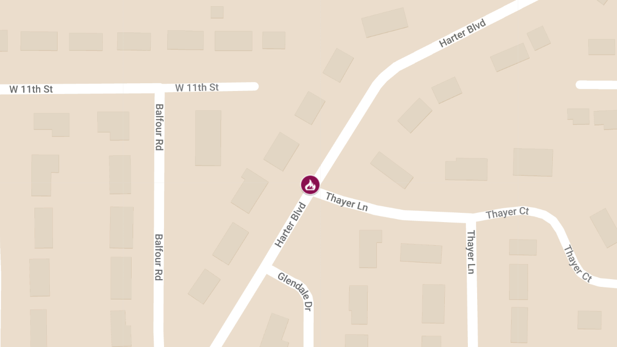Two-Vehicle Crash with Extrication at Morgan Ave & Theater Dr
