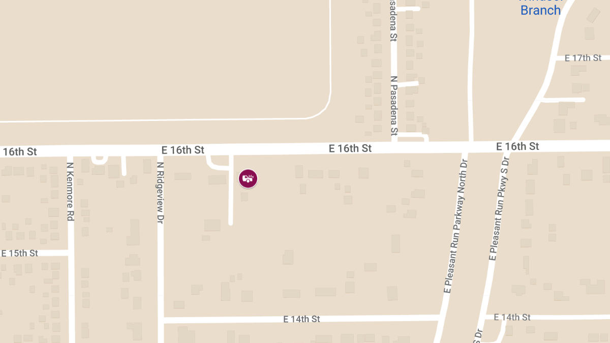 Two-Vehicle Crash with Injuries at 6421 E 16th St