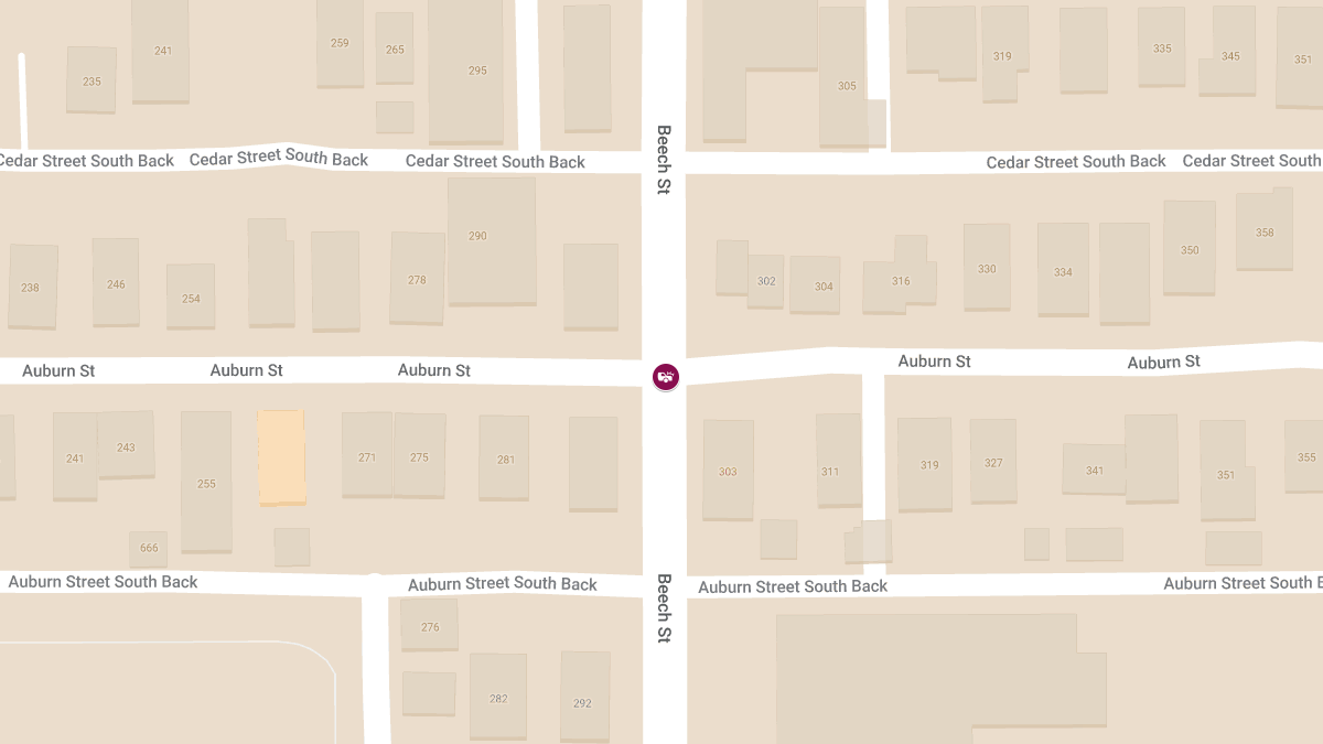 Two-Vehicle Crash with Injuries at Beech St and Auburn St
