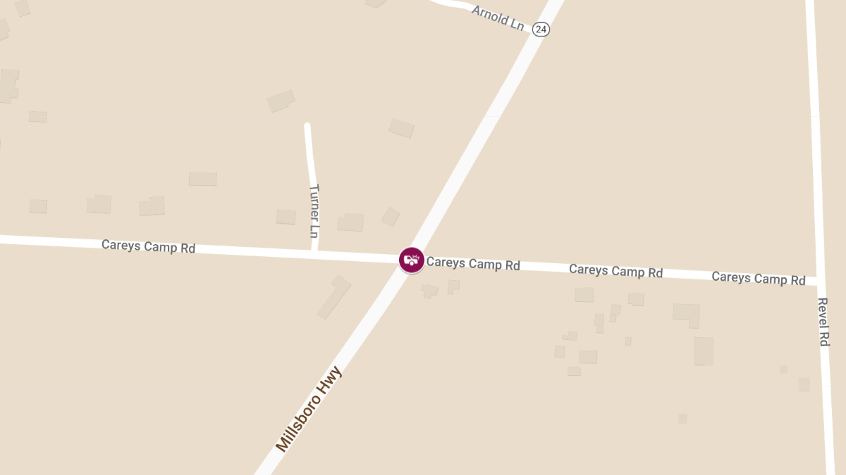 Two-Vehicle Crash with Injuries at Careys Camp Rd & Millsboro Hwy