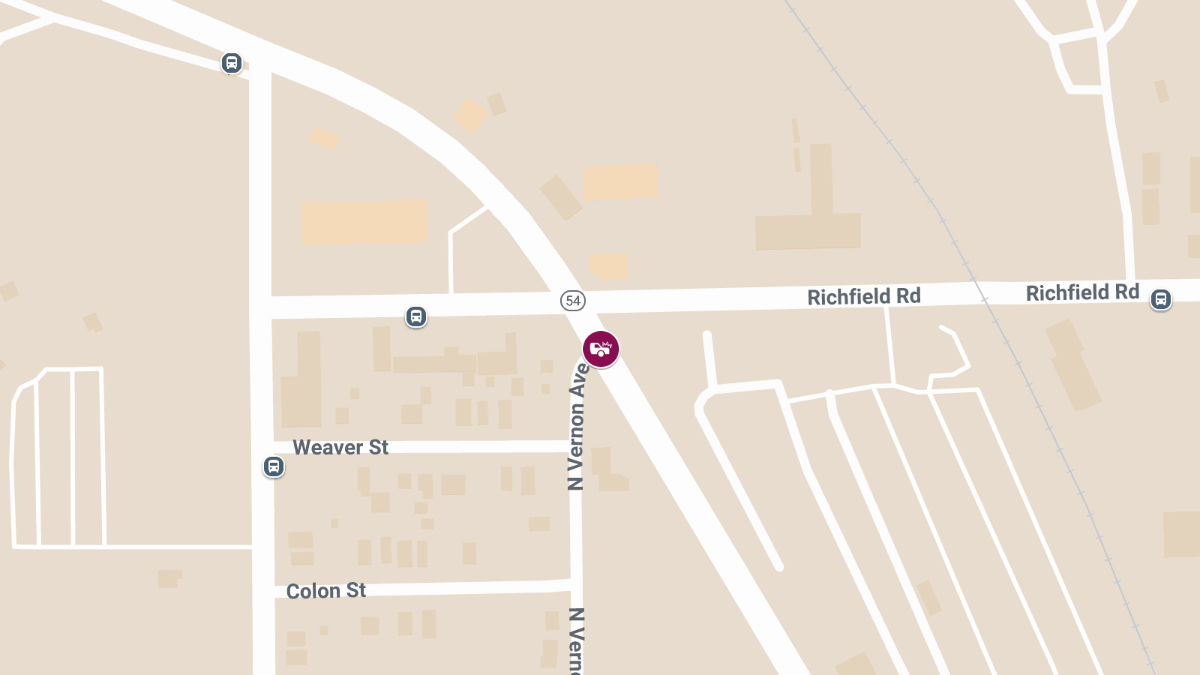 Two-Vehicle Crash with Injuries at N Dort Hwy & N Vernon Ave
