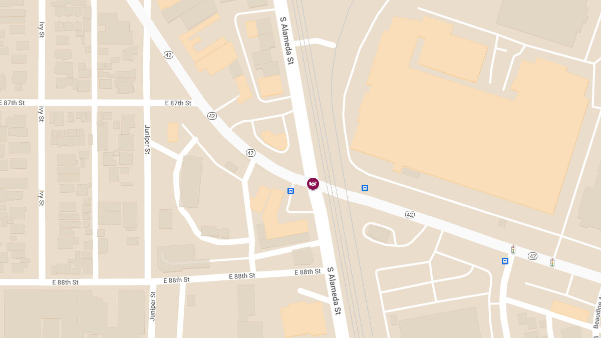 Two-Vehicle Crash with Injuries at S Alameda St & Firestone Blvd