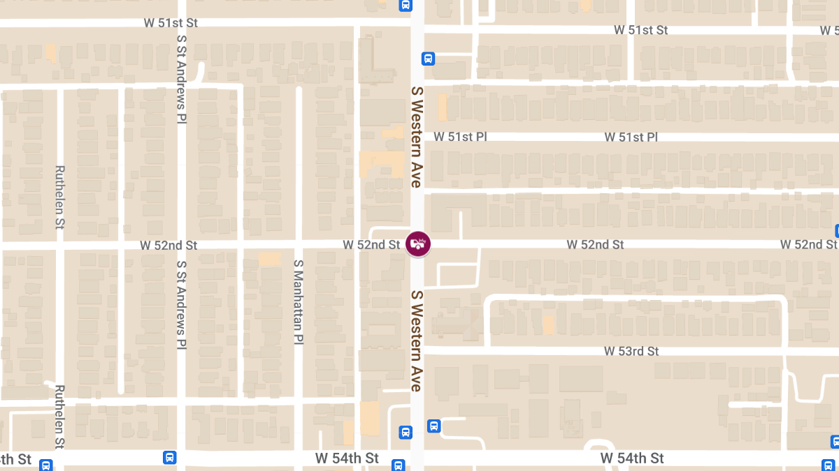 Two-Vehicle Crash with Injuries at W 52nd St & S Western Ave