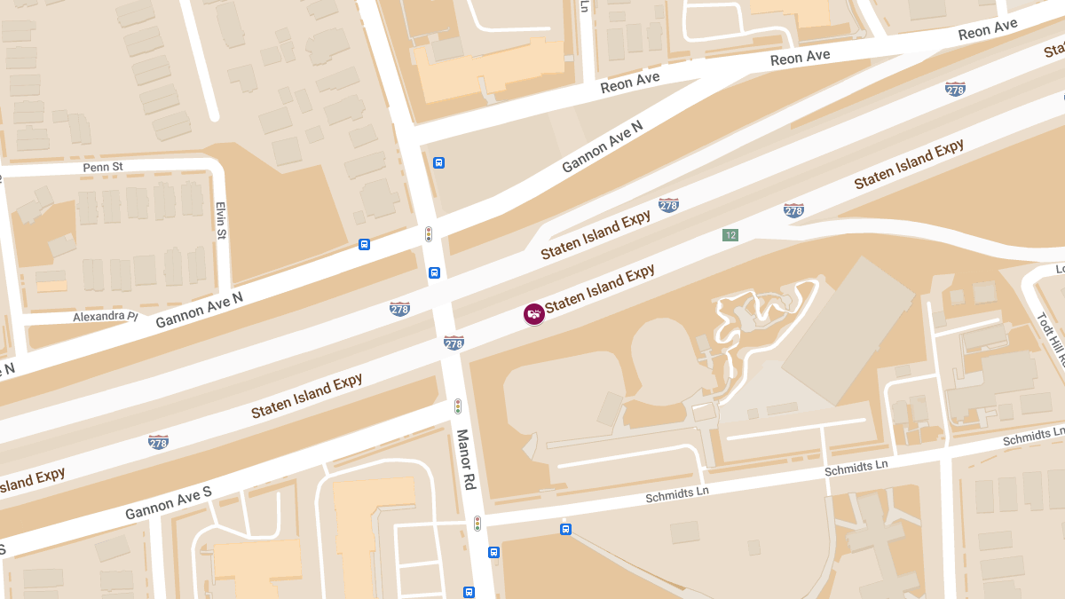 Two-Vehicle Crash with Injuries in HOV Lane on Staten Island Expy