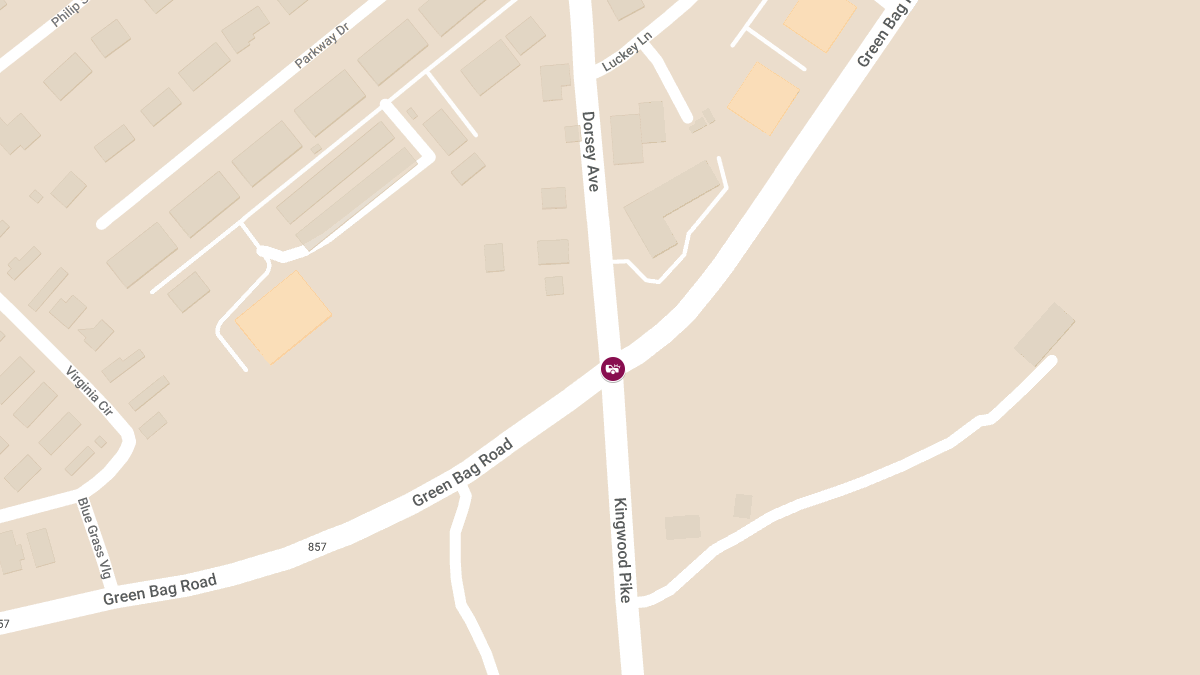 Two-Vehicle Crash with Injuries on Greenbag Rd & Kingwood Pike