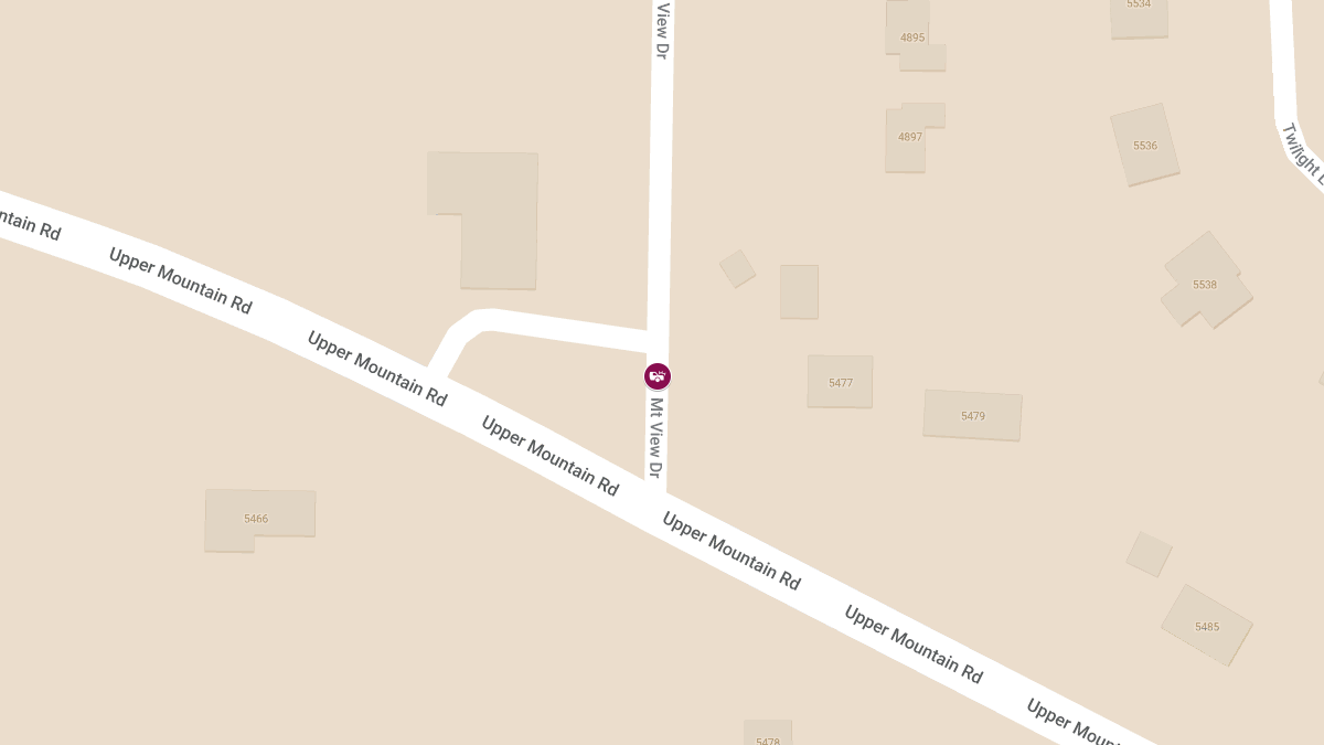 Two-Vehicle Crash with Injuries on Mt. View Dr