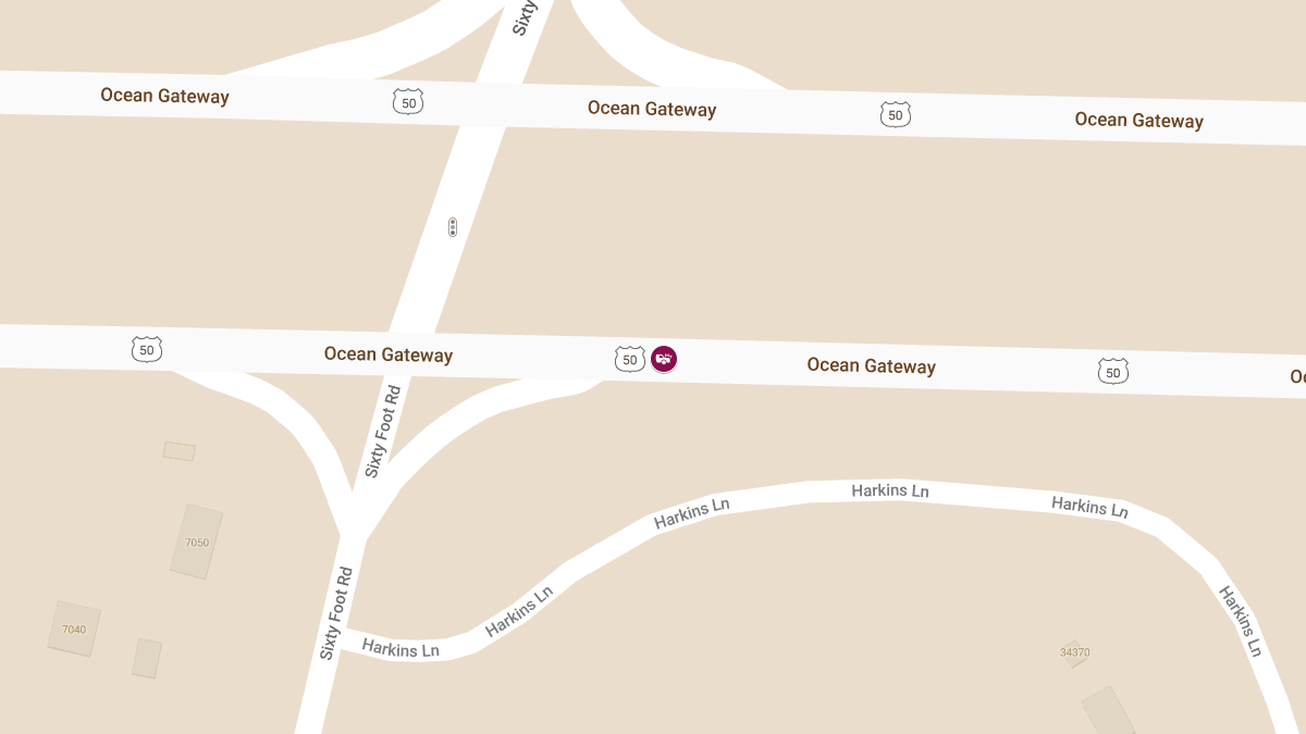 Two-Vehicle Crash with Injuries on Rt 50 Near Sixty Foot Rd
