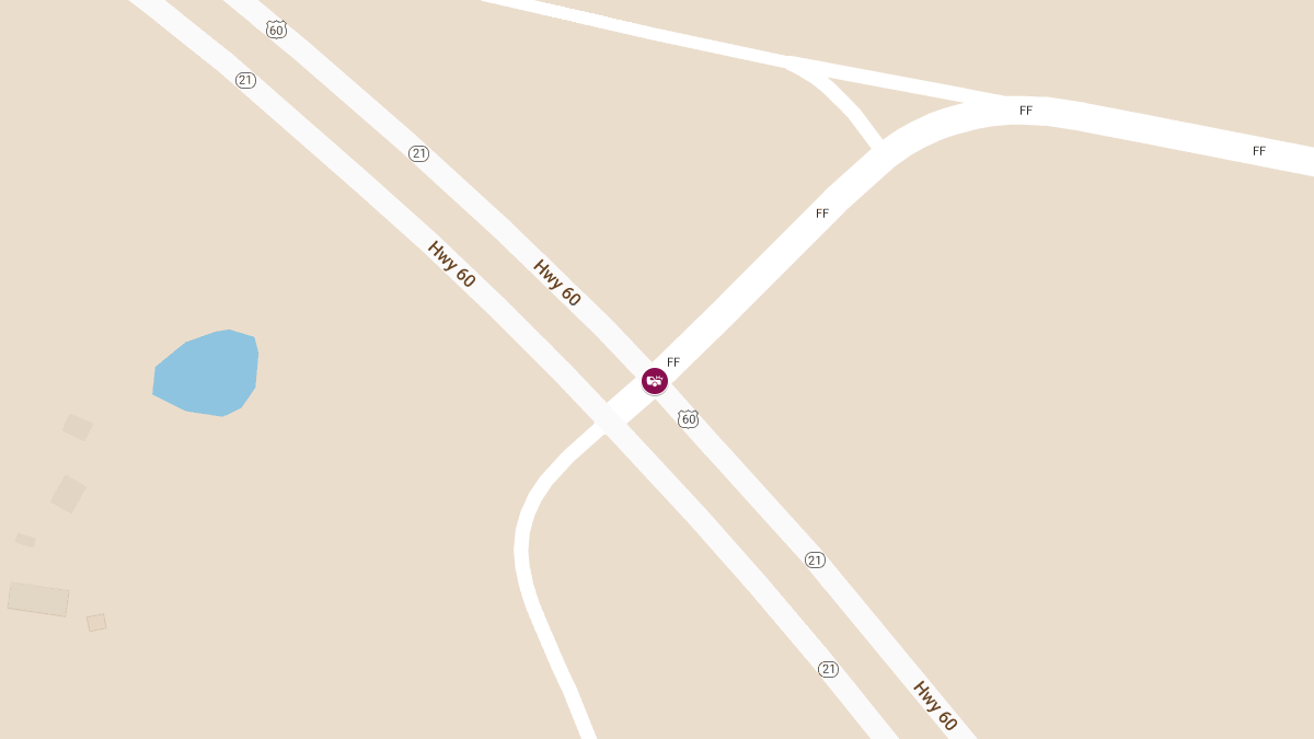 Two-Vehicle Crash with Injuries on US 60 at Rt FF Near Springfield