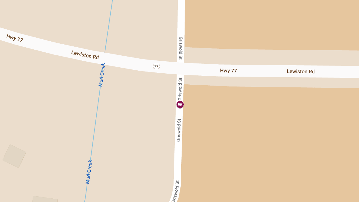 Two-Vehicle Head-On Crash on Griswold St