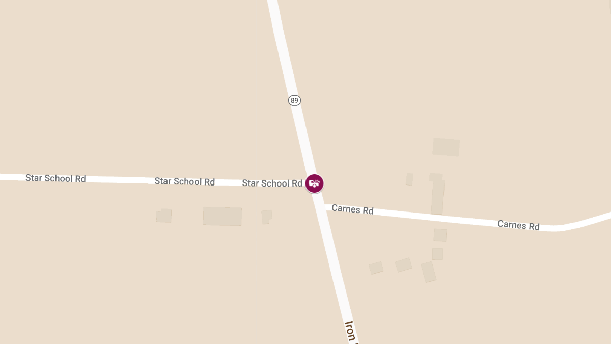 Two-Vehicle T-Bone Accident with Injuries at Hwy 12 & Star School Rd