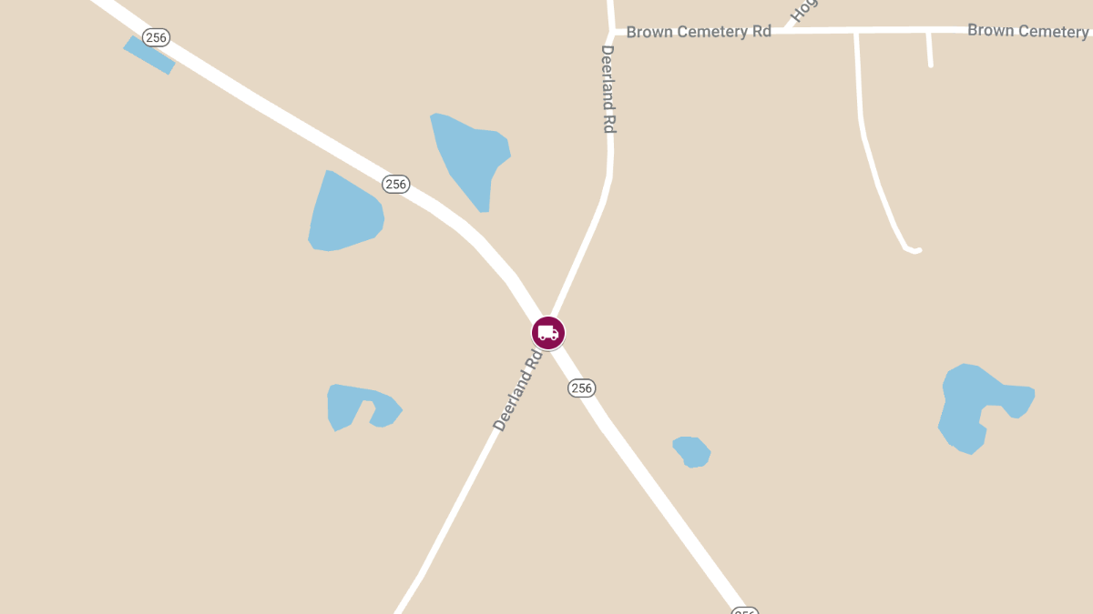 UPS Truck Crash at GA-256 and Deerland Rd Causes Injuries