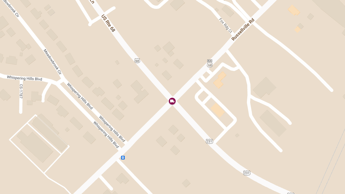 UPS Truck and Moped Crash with Injuries on Campbell Ln at Russellville Rd