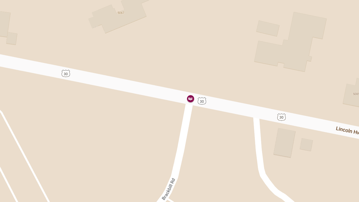 Vehicle Accident With Injuries at Brackbill Rd & Route 30