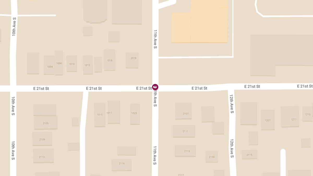 Vehicle Accident at E 21st St & 11th Ave S Causes Injuries