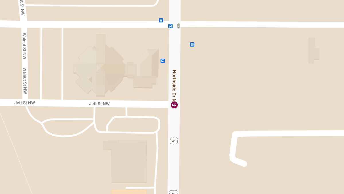 Vehicle Accident at Northside Dr NW & Jett St NW Causes Injuries