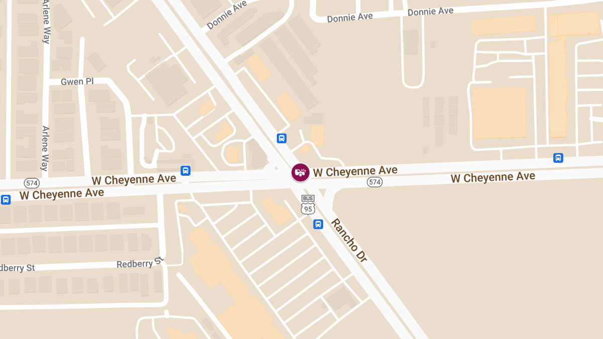 Vehicle Accident on N US 95 & W Cheyenne Ave Leads to Injuries