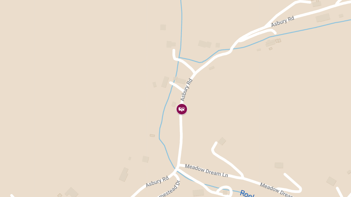 Vehicle Accident with Injuries Reported on Asbury Rd