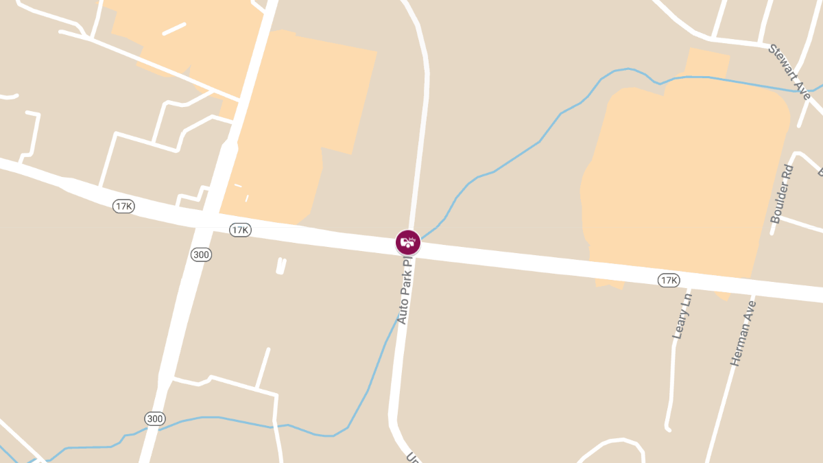 Vehicle Accident with Injuries at 201 Auto Park Pl