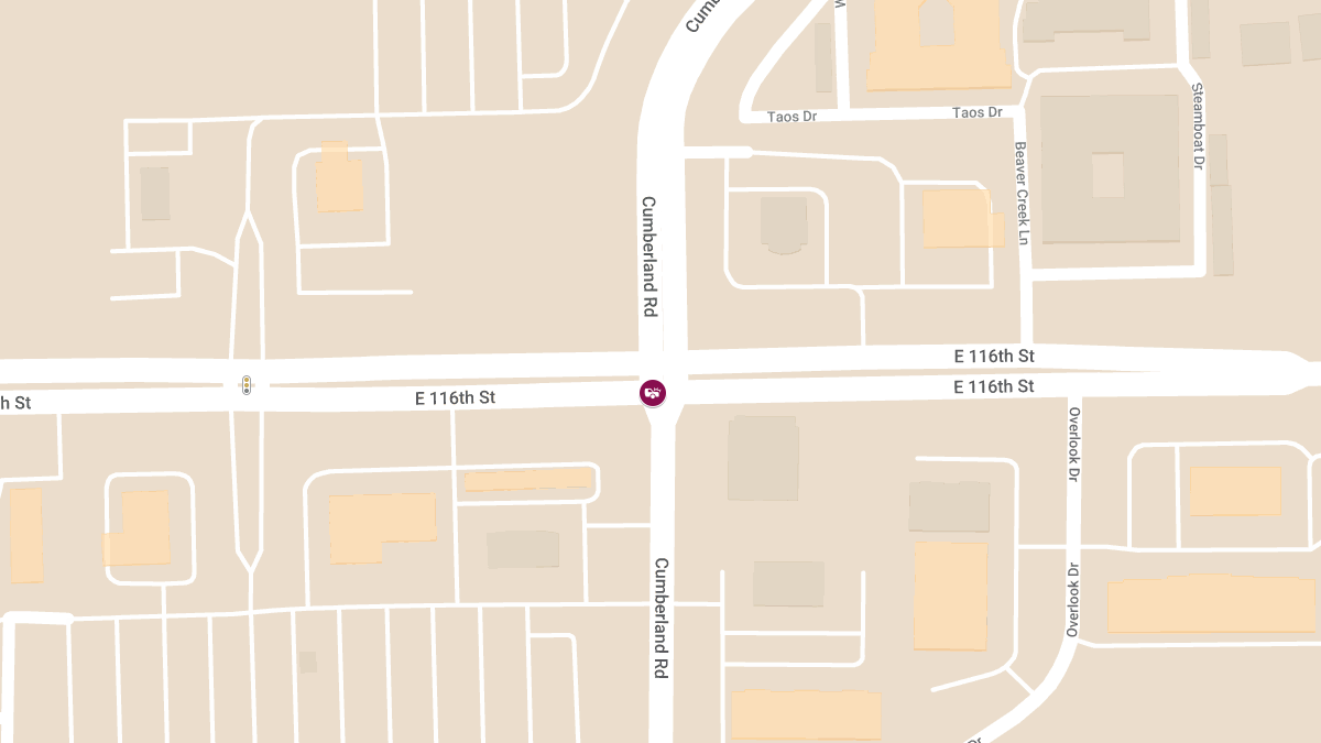 Vehicle Accident with Injuries at Cumberland Rd & E 116th St