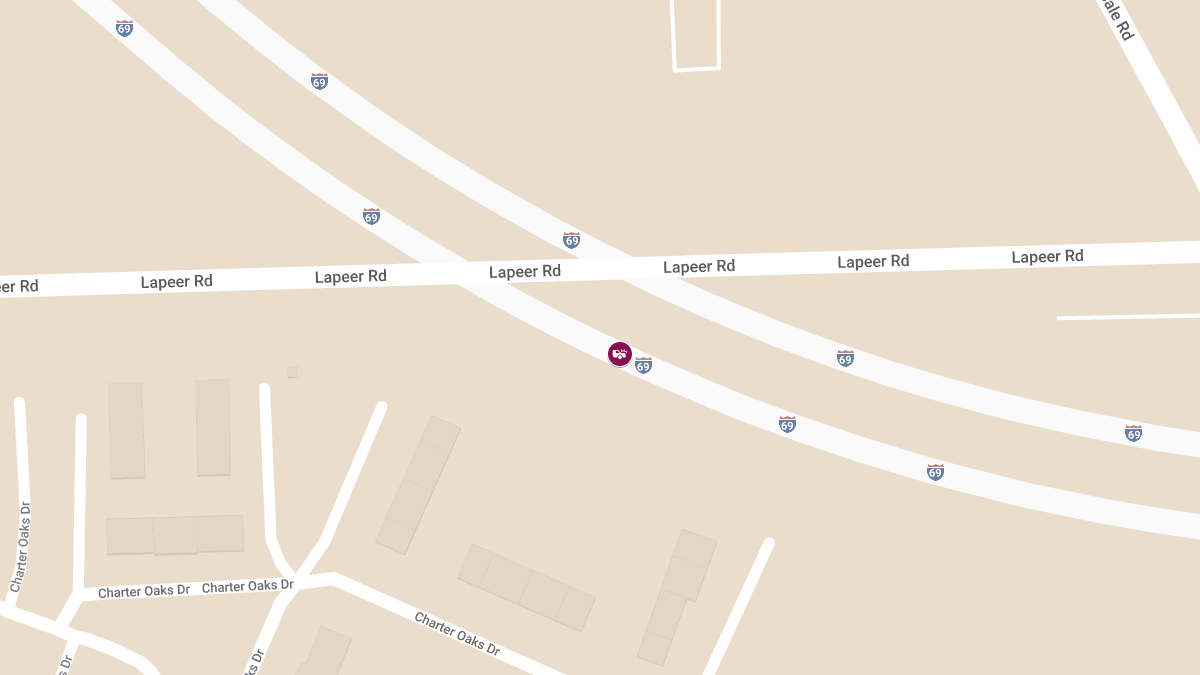 Vehicle Accident with Injuries at EB I-69 & EB I-69 to State Ramp