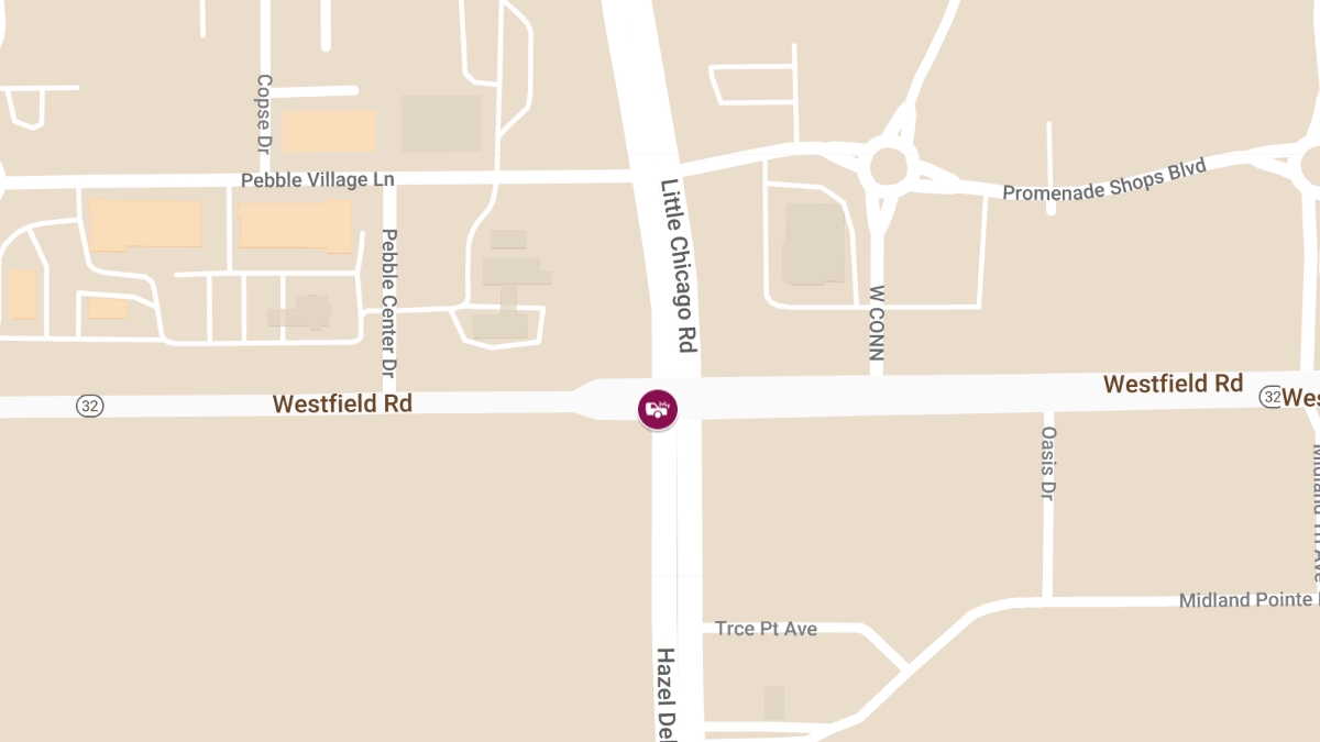 Vehicle Accident with Injuries at Little Chicago Rd & Westfield Rd