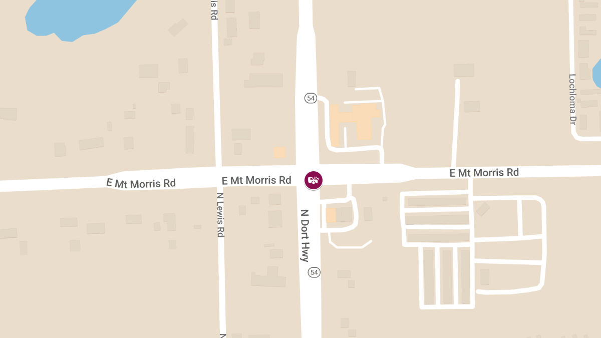 Vehicle Accident with Injuries at N Dort Hwy & E Mt Morris Rd