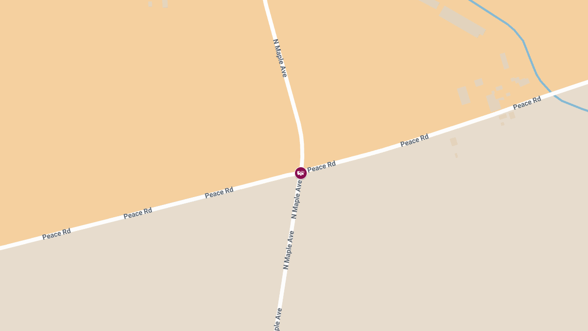 Vehicle Accident with Injuries at Peace Rd & N Maple Ave