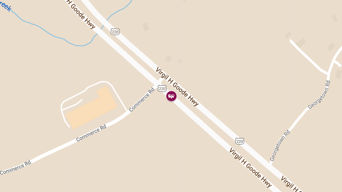 Vehicle Accident with Injuries on Rt. 220 NB near Commerce Rd