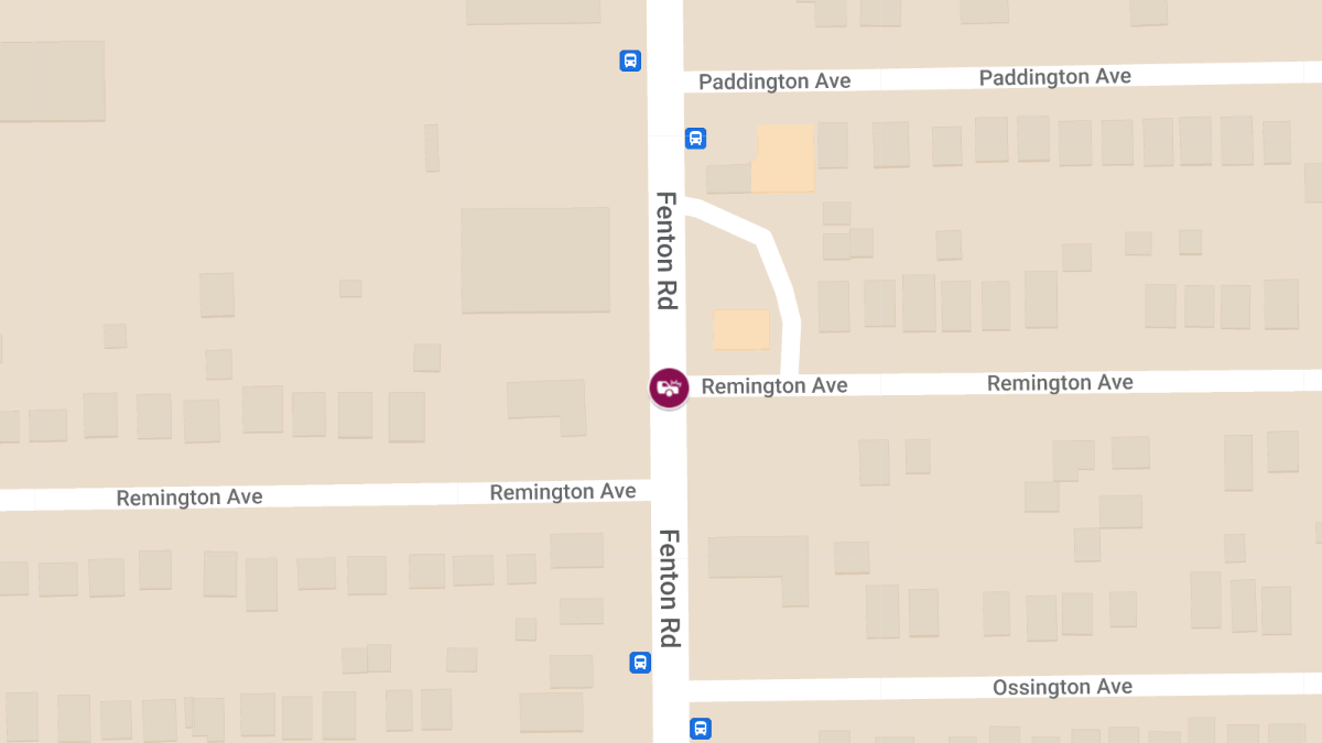 Vehicle Accident with Injury at Fenton Rd & Remington Ave