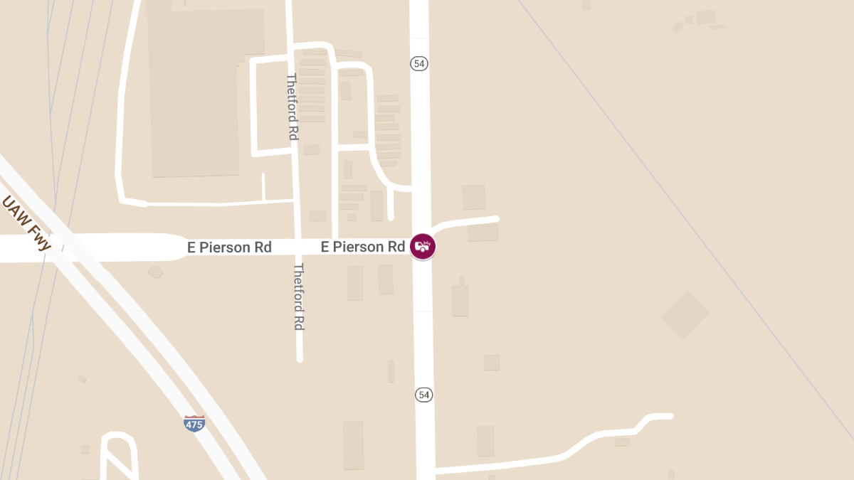 Vehicle Accident with Injury at N Dort Hwy & E Pierson Rd